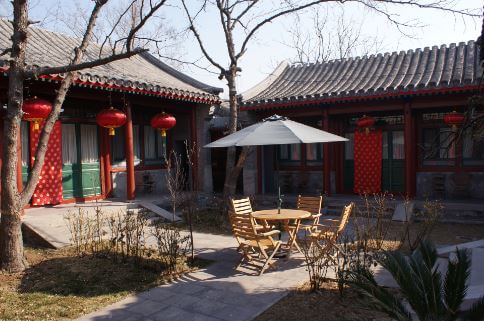 Patio arquitectura china antigua